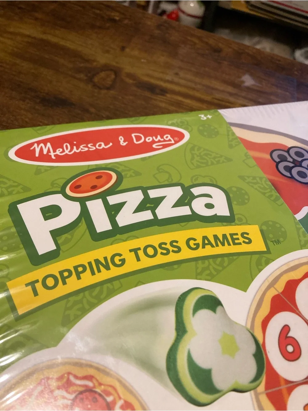 Melissa & Doug pizza topping toss game